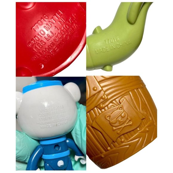 Octonauts Captain Barnacles Green Eel Hanging Barrel Red Crab Octopod Adventure - Picture 14 of 16